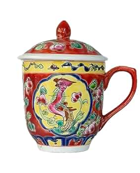 プラナカン　蓋付き椀 プラナカンな陶器 - シンガポール雑貨